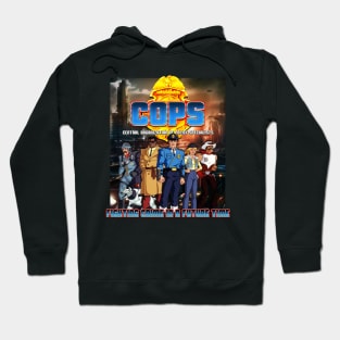 COPS w Background Hoodie